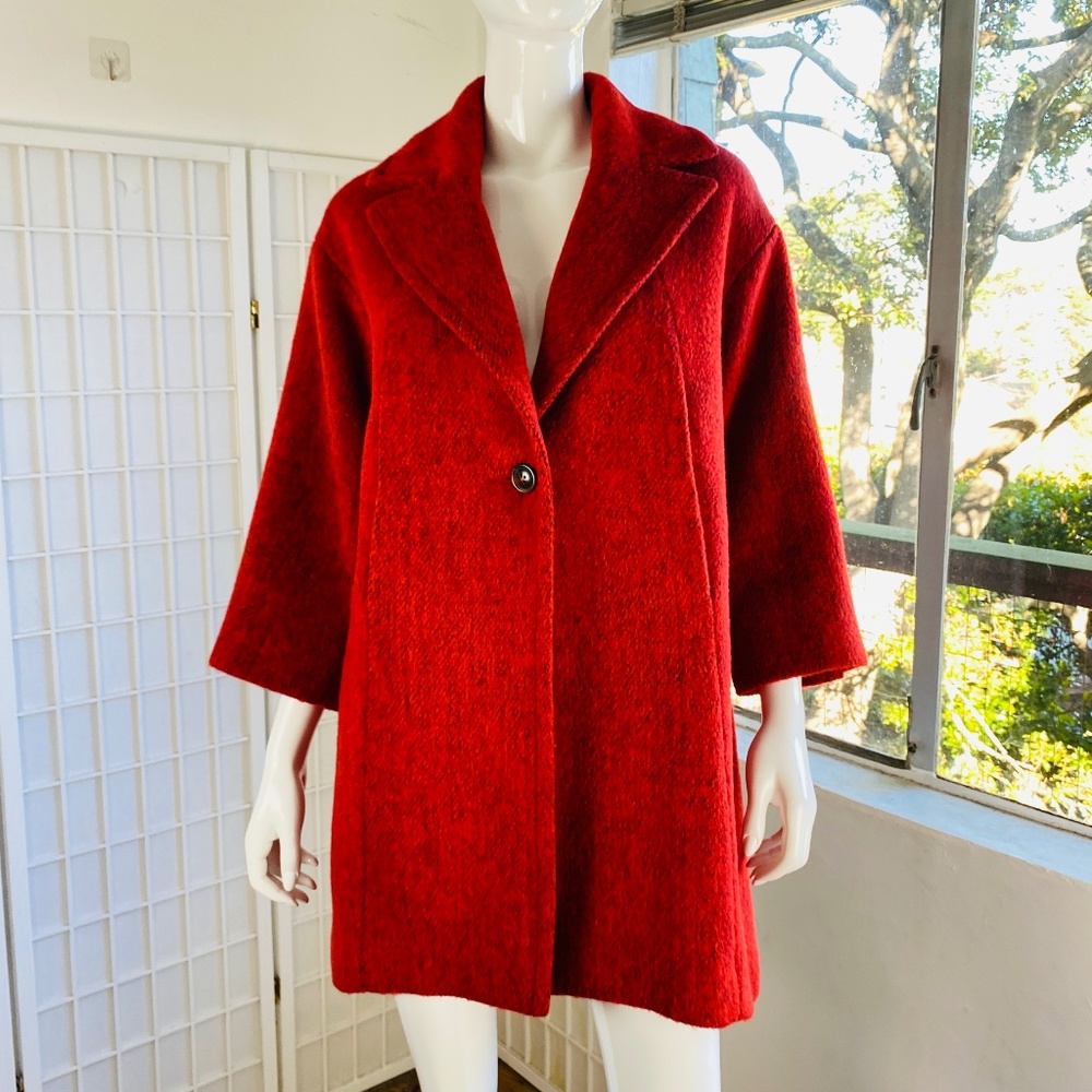 SOSKEN, Women's Wool Blend Coat, XL.